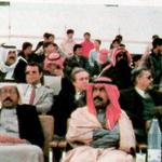 الشهيد فهد الأحمد رئيس اللجنة الأولمبية مع المرحوم احمد الرشدان رئيس الاتحاد الكويتي

اثناء بطولة القدس لاختراق الضاحية